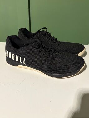 NOBULL Black Men’s Knit SuperFabric Trainer Shoes Size 13
